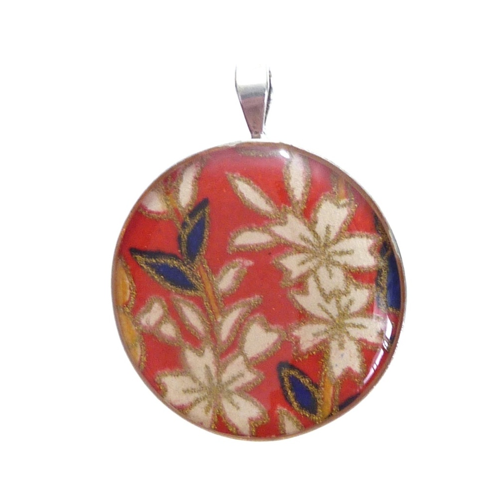 925 Sterling Silver Japanese Pendant